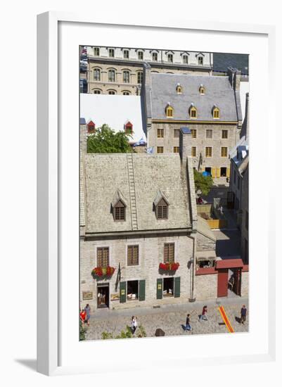 Canada, Quebec, Quebec City, lower old town buildings.-Jamie & Judy Wild-Framed Photographic Print