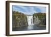 Canada, Quebec, Quebec City. Montmorency Falls in Autumn.-Cindy Miller Hopkins-Framed Photographic Print
