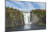 Canada, Quebec, Quebec City. Montmorency Falls in Autumn.-Cindy Miller Hopkins-Mounted Photographic Print