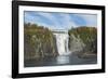 Canada, Quebec, Quebec City. Montmorency Falls in Autumn.-Cindy Miller Hopkins-Framed Photographic Print