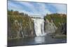 Canada, Quebec, Quebec City. Montmorency Falls in Autumn.-Cindy Miller Hopkins-Mounted Photographic Print