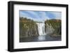 Canada, Quebec, Quebec City. Montmorency Falls in Autumn.-Cindy Miller Hopkins-Framed Photographic Print