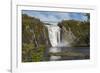 Canada, Quebec, Quebec City. Montmorency Falls in Autumn.-Cindy Miller Hopkins-Framed Photographic Print