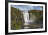 Canada, Quebec, Quebec City. Montmorency Falls in Autumn.-Cindy Miller Hopkins-Framed Photographic Print