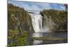 Canada, Quebec, Quebec City. Montmorency Falls in Autumn.-Cindy Miller Hopkins-Mounted Photographic Print