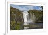 Canada, Quebec, Quebec City. Montmorency Falls in Autumn.-Cindy Miller Hopkins-Framed Photographic Print