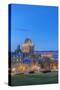 Canada, Quebec, Quebec City, Old Town at Twilight-Rob Tilley-Stretched Canvas