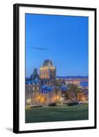 Canada, Quebec, Quebec City, Old Town at Twilight-Rob Tilley-Framed Photographic Print