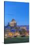 Canada, Quebec, Quebec City, Old Town at Twilight-Rob Tilley-Stretched Canvas