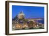 Canada, Quebec, Quebec City, Old Town at Twilight-Rob Tilley-Framed Photographic Print