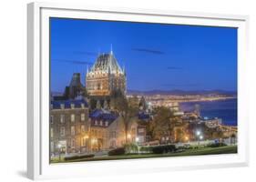 Canada, Quebec, Quebec City, Old Town at Twilight-Rob Tilley-Framed Photographic Print