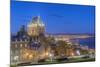 Canada, Quebec, Quebec City, Old Town at Twilight-Rob Tilley-Mounted Photographic Print