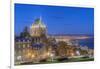 Canada, Quebec, Quebec City, Old Town at Twilight-Rob Tilley-Framed Photographic Print