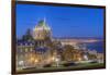 Canada, Quebec, Quebec City, Old Town at Twilight-Rob Tilley-Framed Photographic Print