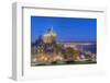 Canada, Quebec, Quebec City, Old Town at Twilight-Rob Tilley-Framed Photographic Print
