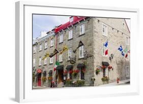 Canada, Quebec, Quebec City, Old Town restaurant.-Jamie & Judy Wild-Framed Photographic Print