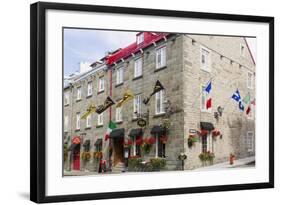 Canada, Quebec, Quebec City, Old Town restaurant.-Jamie & Judy Wild-Framed Photographic Print