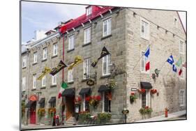 Canada, Quebec, Quebec City, Old Town restaurant.-Jamie & Judy Wild-Mounted Photographic Print