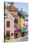 Canada, Quebec, Quebec City, Old Town shops and restaurants.-Jamie & Judy Wild-Stretched Canvas