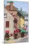 Canada, Quebec, Quebec City, Old Town shops and restaurants.-Jamie & Judy Wild-Mounted Photographic Print