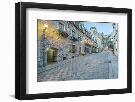 Canada, Quebec, Quebec City, Old Town Street-Rob Tilley-Framed Photographic Print