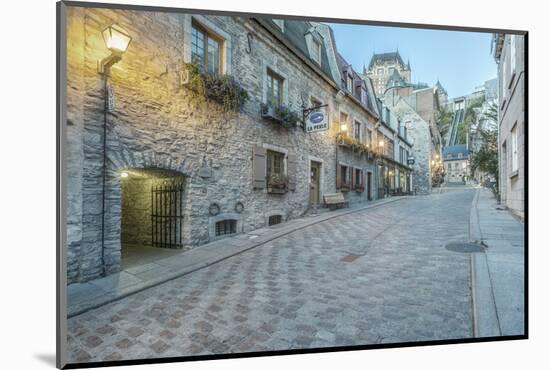 Canada, Quebec, Quebec City, Old Town Street-Rob Tilley-Mounted Photographic Print