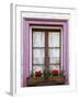 Canada, Quebec, Quebec City, Old Town window with flowers.-Jamie & Judy Wild-Framed Premium Photographic Print