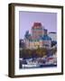 Canada, Quebec, Quebec City, Vieux Quebec or Old Quebec across Saint Lawrence River or Fleuve Saint-Alan Copson-Framed Photographic Print