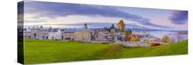 Canada, Quebec, Quebec City, Vieux Quebec or Old Quebec, Chateau Fontenac-Alan Copson-Stretched Canvas