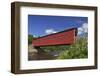 Canada, Quebec, Sacre-Coeur. Covered bridge on River Saint Marguerite.-Jaynes Gallery-Framed Photographic Print