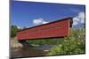 Canada, Quebec, Sacre-Coeur. Covered bridge on River Saint Marguerite.-Jaynes Gallery-Mounted Photographic Print