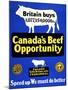 Canada's Beef Opportunity-null-Mounted Art Print