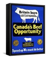 Canada's Beef Opportunity-null-Framed Stretched Canvas