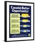 Canada's Butter Opportunity-null-Framed Art Print