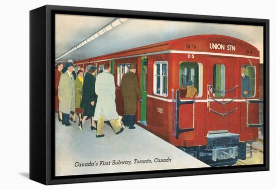 Canada's First Subway, Toronto-null-Framed Stretched Canvas
