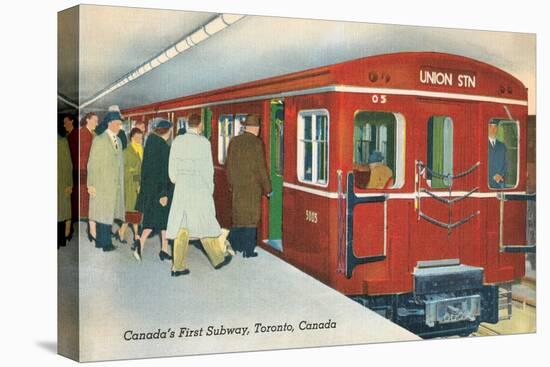 Canada's First Subway, Toronto-null-Stretched Canvas