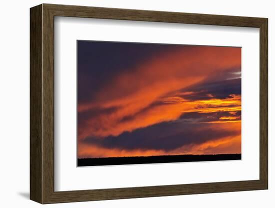 Canada, Saskatchewan. Prince Albert National Park at sunset.-Mike Grandmaison-Framed Photographic Print