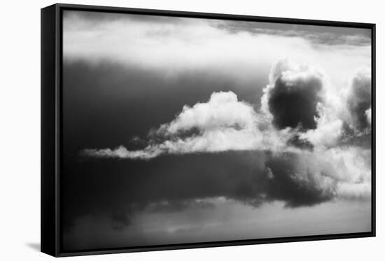 Canada, Storm Clouds Gather Above West Coast of Hudson Bay South of Inuit Village of Arviat-Paul Souders-Framed Stretched Canvas