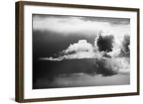 Canada, Storm Clouds Gather Above West Coast of Hudson Bay South of Inuit Village of Arviat-Paul Souders-Framed Photographic Print