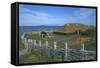 Canada, Terranova, L'Anse Aux Meadows National Historic Site, Reconstruction of Viking Houses-null-Framed Stretched Canvas