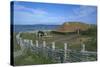 Canada, Terranova, L'Anse Aux Meadows National Historic Site, Reconstruction of Viking Houses-null-Stretched Canvas