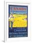 Canada, the Right Land for the Right Man Poster-null-Framed Photographic Print