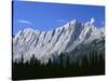 Canada, Tilted and Eroded Limestone Rock Layers-John Barger-Stretched Canvas