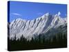 Canada, Tilted and Eroded Limestone Rock Layers-John Barger-Stretched Canvas