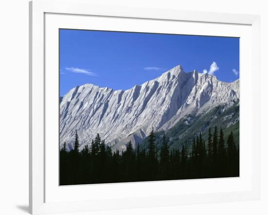 Canada, Tilted and Eroded Limestone Rock Layers-John Barger-Framed Photographic Print