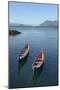 Canada, Vancouver Island. Native Canoes Anchored in Tofino Harbor-Kevin Oke-Mounted Photographic Print