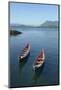 Canada, Vancouver Island. Native Canoes Anchored in Tofino Harbor-Kevin Oke-Mounted Photographic Print