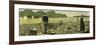 Canada Wheat Harvest in New Land 1880-null-Framed Giclee Print