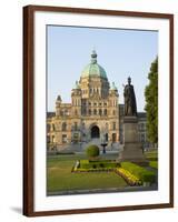 Canada, with Statue-Jamie And Judy Wild-Framed Photographic Print