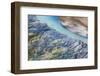 Canada, Yukon, Kluane National Park. Abstract of mountains and Slims River.-Jaynes Gallery-Framed Photographic Print